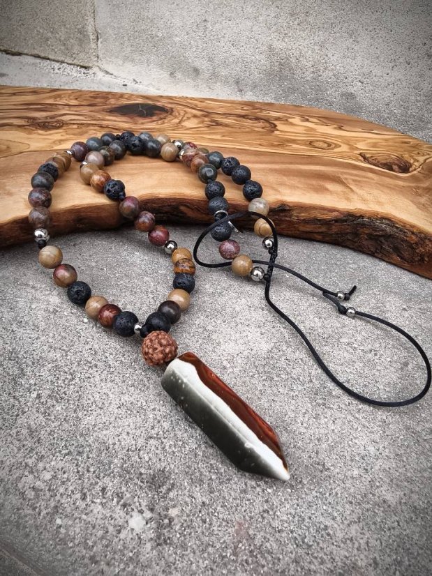 Náhrdelník - Boho Mala - Váš osobný šperk S0440