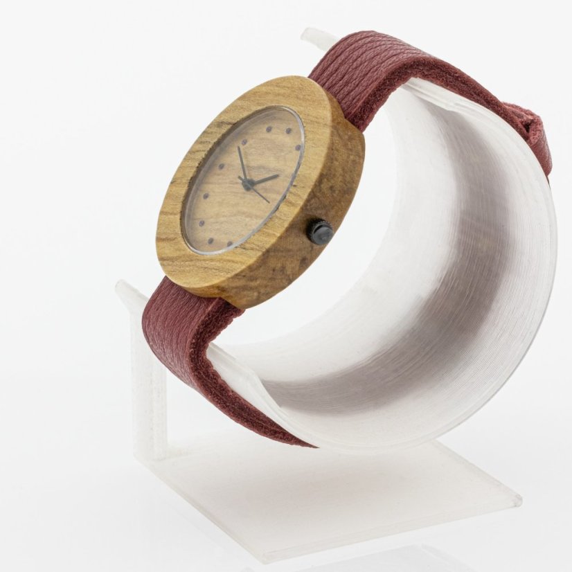 České drevené hodinky Jalta H00477 Javor