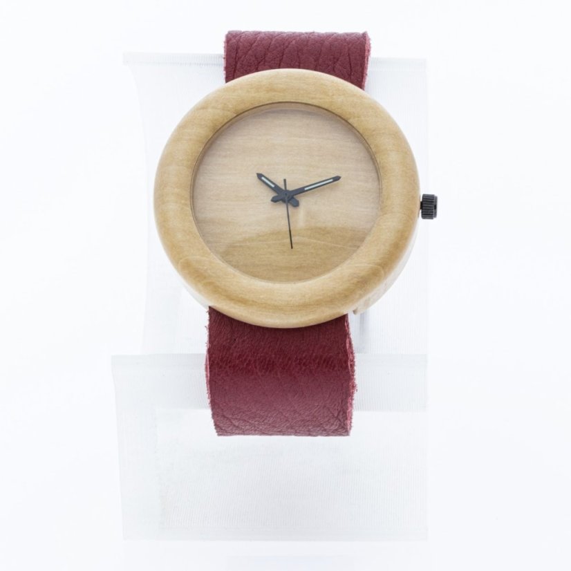 České drevené hodinky Orania H00461 Habr