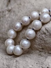 Náhrdelník perlový - Říční perla AAA  12 mm S0417