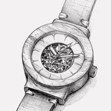 Scala Automat: Dřevěné hodinky, ve kterých vidíte čas tikat