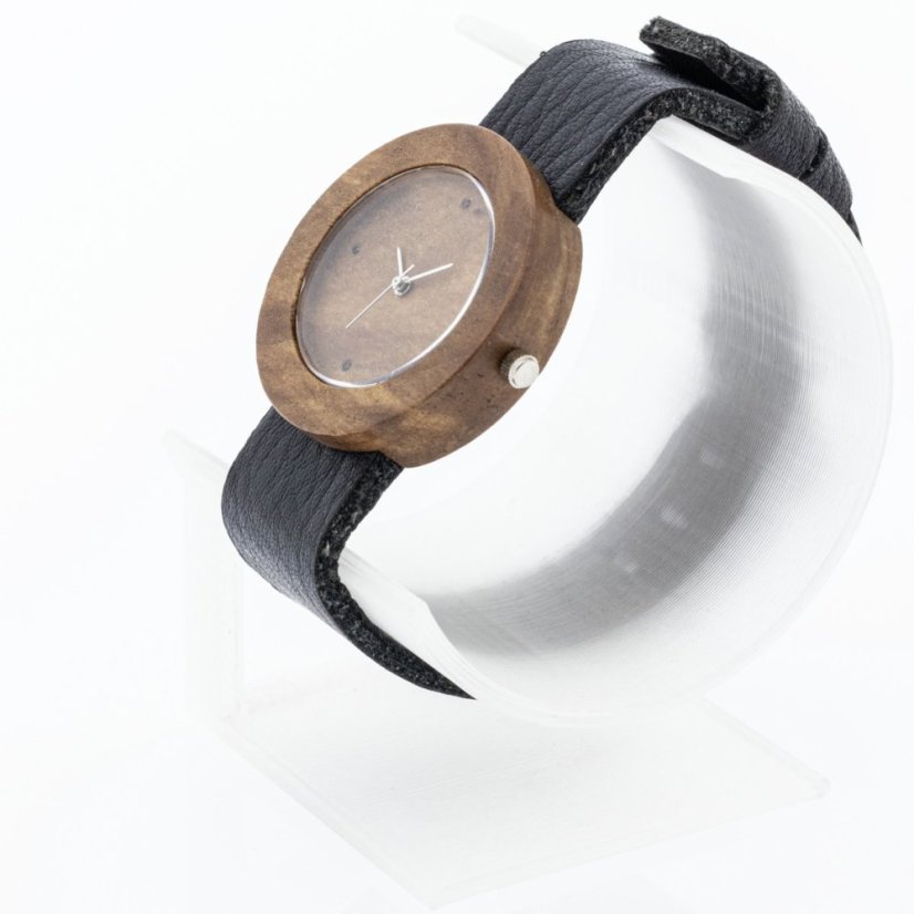 České dřevěné hodinky Alfa H00465 Hruška