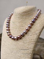 Perlový náhrdelník - Riečna perla AAA, Edison S0927