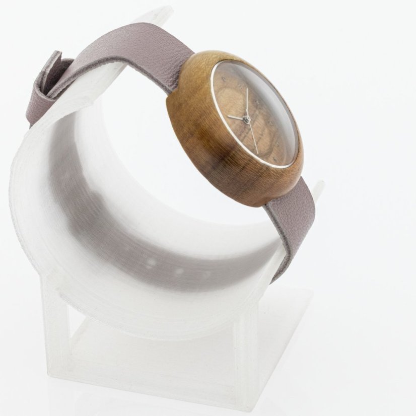 České dřevěné hodinky Jas H00531 Bluma