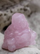 Surové minerály - Buddha Růženín SM0863