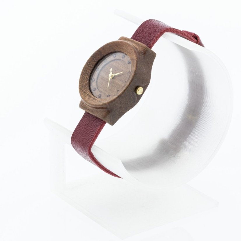 České drevené hodinky Union H00455 Slivoň Bluma