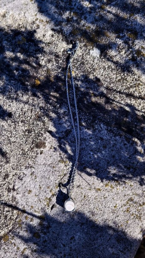 Autorský cínový náhrdelník - Shiva Shell S0474