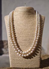 Náhrdelník perlový dlhý - Coco Chanel 120 cm 0,8 cm S0464