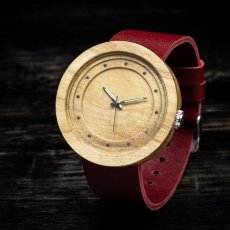 České dřevěné hodinky Excelsior H00396 Jabloň