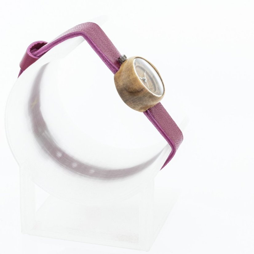 České drevené hodinky Oko H00442 Habr