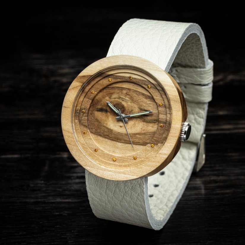 České dřevěné hodinky Excelsior H00394 Habr