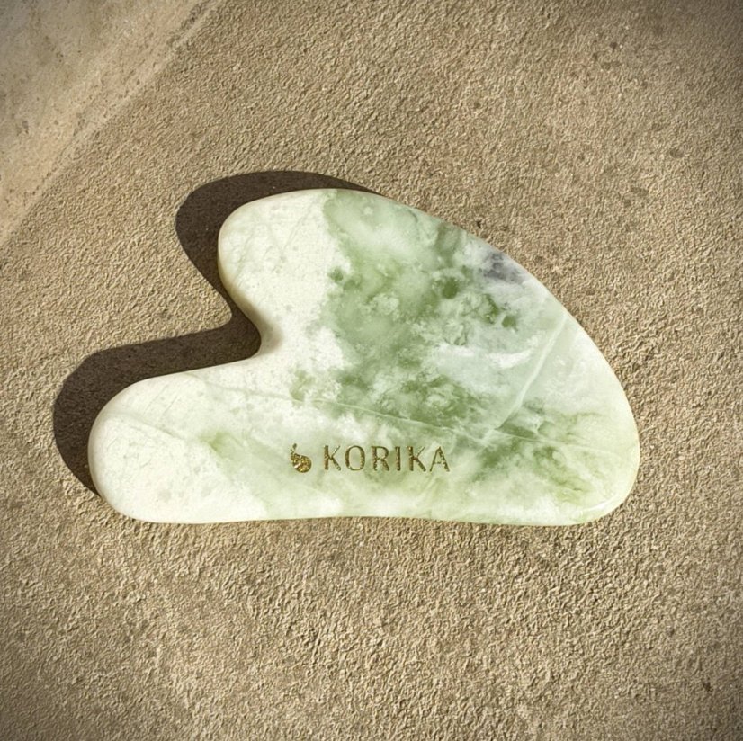 Masážní kámen -  Gua Sha - Jadeit SM0835