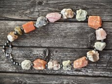 Náhrdelník minerál - Surové kamene S0837