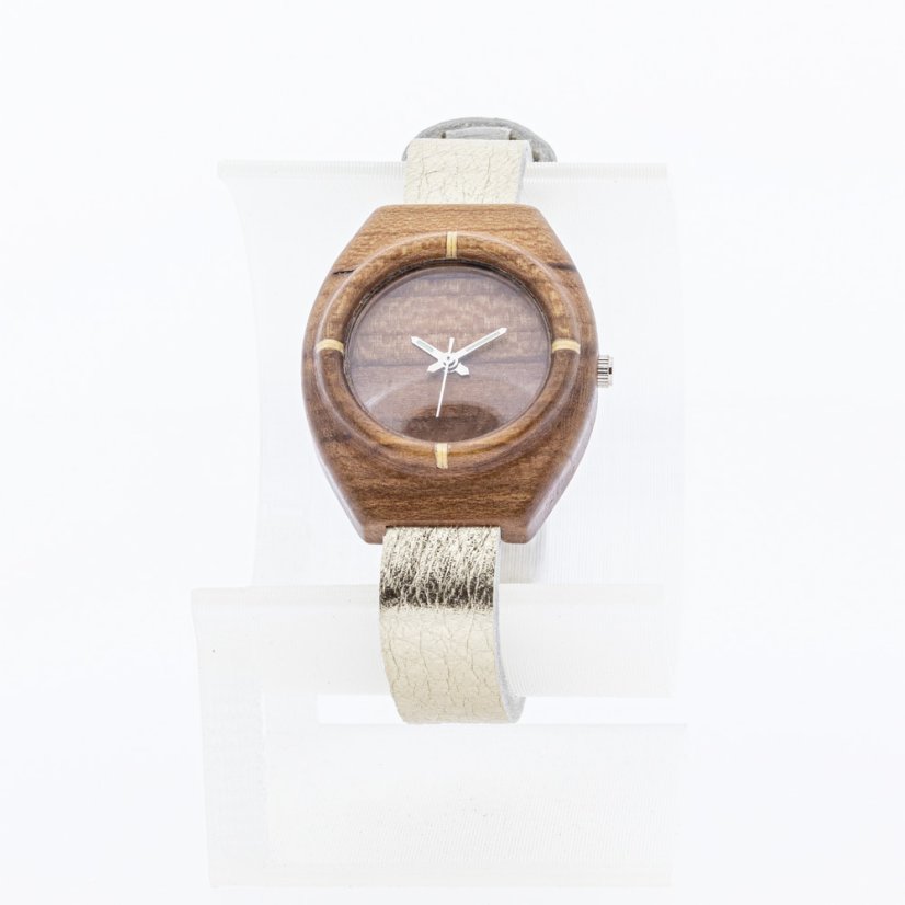 Drevené hodinky Aladin mini – Bluma z Oseku nad Bečvou • č. 00249