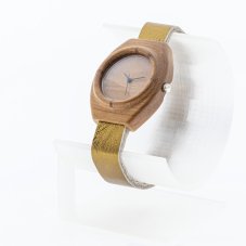 České dřevěné hodinky Aladin mini H00232 Třešeň