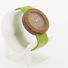 České dřevěné hodinky Jalta H00476 Meruňka