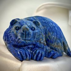 Surové minerály - Medvěd Lapis lazuli  SM0870