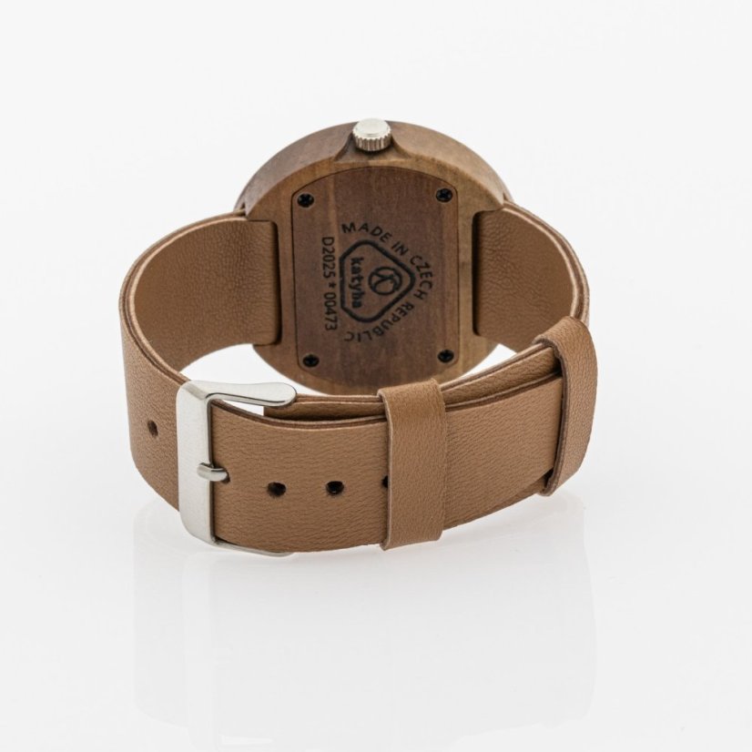 České dřevěné hodinky Excelsior H00473 Hruška