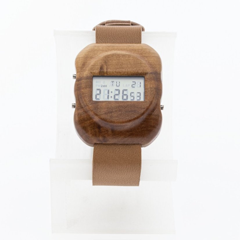 České drevené hodinky Universum H00485 Hruška