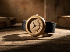 České dřevěné hodinky Jas H00534 Habr