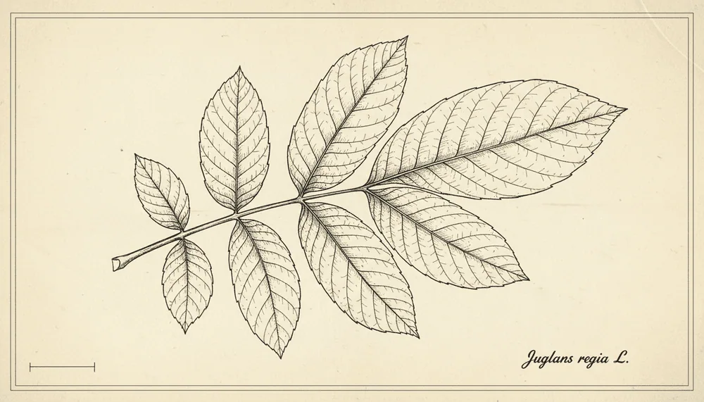 List ořešáku královského